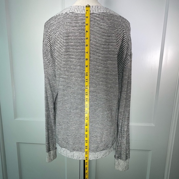 Cosabella Moonlight Black & White Relaxed Fit Scoop Neck Top - Picture 3 of 8